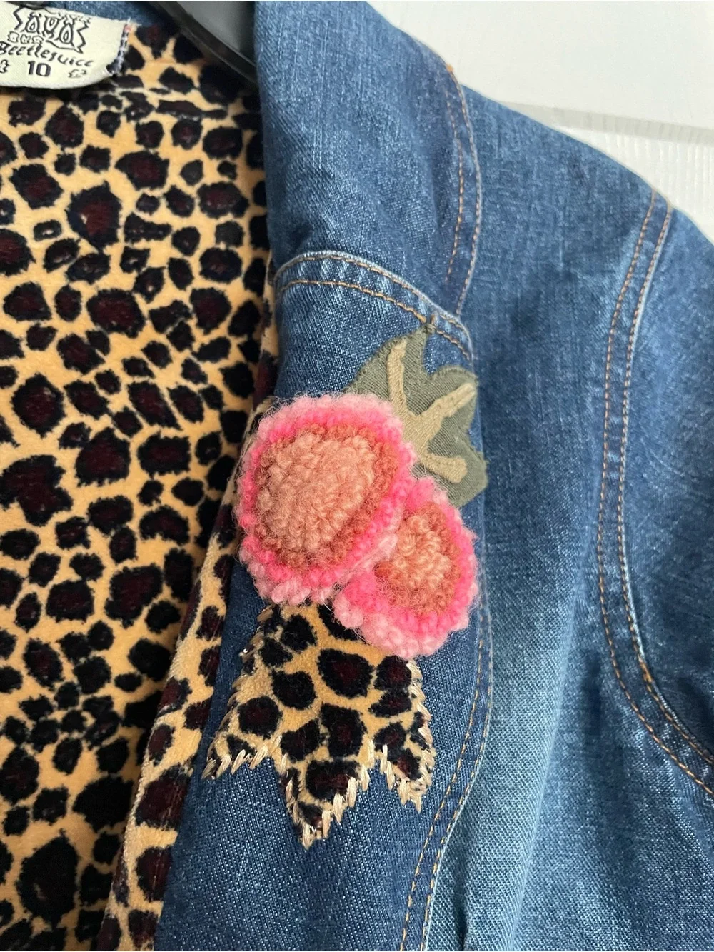 Beetlejuice stylish denim